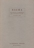 SACRA Una raccolta di suppellettili per la devozione e il culto Secoli XVI - XVIII