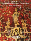 Pandolfini Casa d'Aste Opere d'Arte dell'800-'900 e contemporanea Dipinti, Stampe, Sculture, Arredi Antichi, Argenti, Gioielli e Orologi