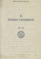 <h0>Il Fondo Chambion <span><i>1886-1986</i></span></h0>