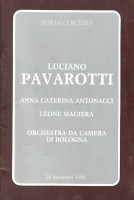 <h0>Luciano Pavarotti Anna Caterina Antonacci Leone Magiera Orchestra da camera di Bologna <span><i>Musicus Concentus </i></span></h0>