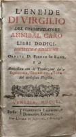 L'Eneide di Virgilio del Commendatore Annibal Caro Libri Dodici