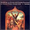 Repertory of Dutch and Flemish Paintings in Italian Public Collections Vol. I. Liguria