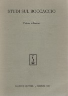 <h0>Studi Sul Boccaccio <span><i>Volume sedicesimo</i></span></h0>