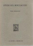Studi Sul Boccaccio Volume diciannovesimo