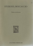 <h0>Studi Sul Boccaccio <span><i>Volume Ventottesimo</i></span></h0>