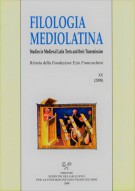 <h0>Filologia Mediolatina <span>XV - 2008 <Span><i>Studies in medieval latin texts and their transmission</i></span></h0>