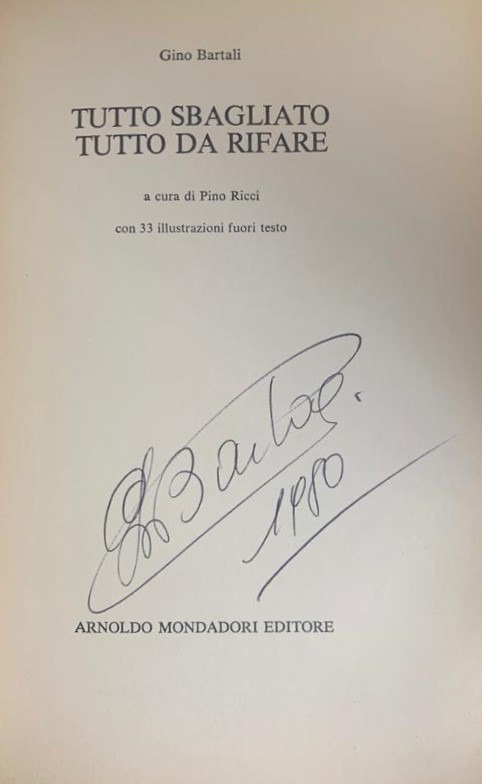 Autografo Bartali