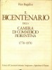 Il bicentenario della camera di commercio fiorentina 1770-1970  Autografata dall'autore