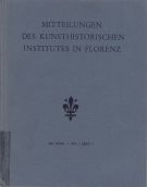 Fra Filippo Lippi and the murals for Prato Cathedral Mitteilungen des Kunsthistorischen Institutes in Florenz
