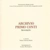 Archivio Primo Conti inventario